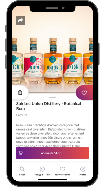 TIPPR app: Spirited Union Distillery Botanical Rum
