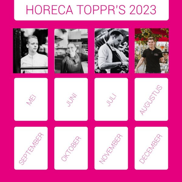 Horeca TOPPR 's van 2023 met de TOPPR van de maand april Kevin Raes van Stadsbrouwerij Maastricht