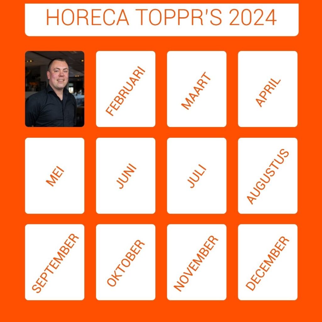 TOPPR kalender 2024 met alle TOPPR's van het jaar 2024