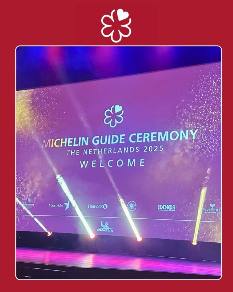 Podium MICHELIN uitreiking 2025